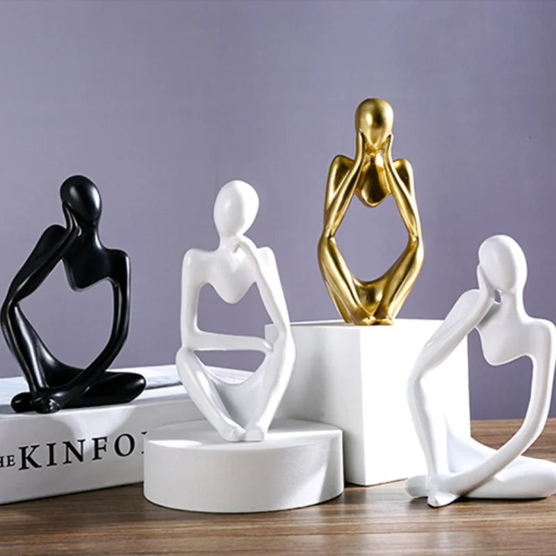 Abstract Thinker Statue