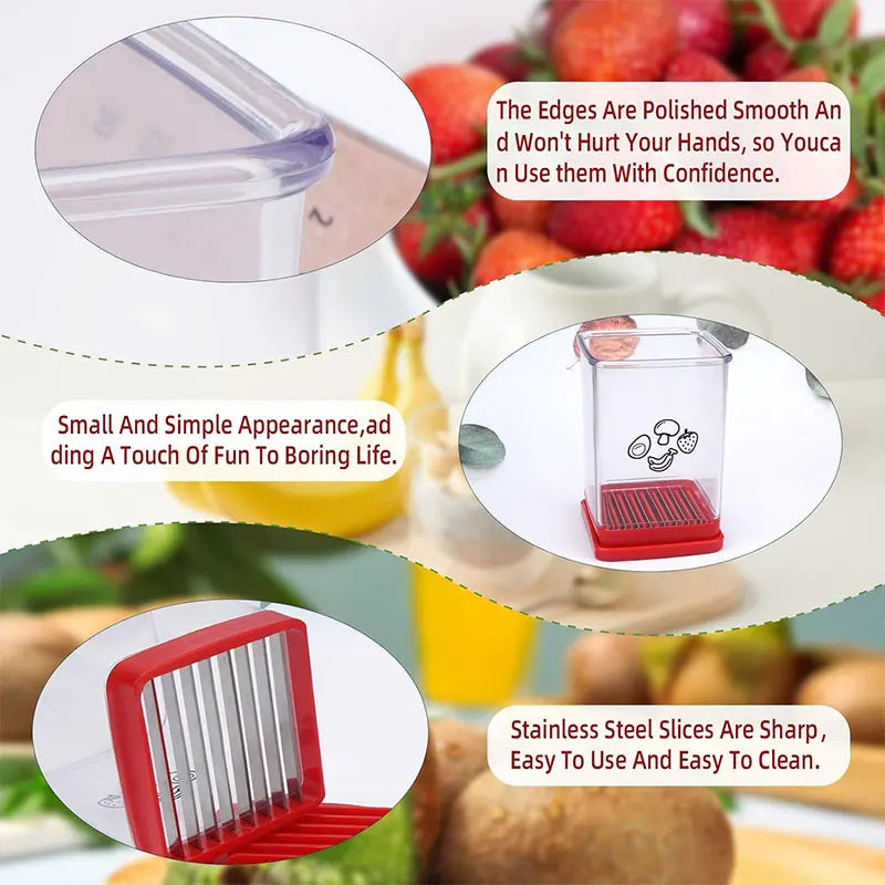 Fruit Cup Slicer with Brush