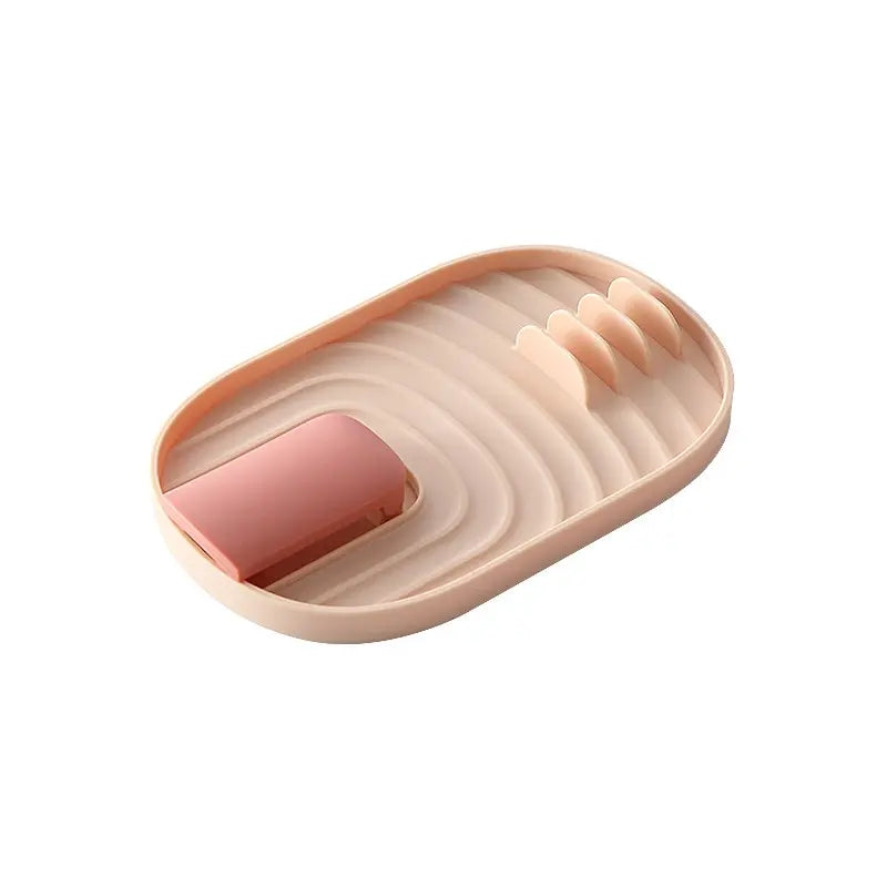 1 Piece Silicone Spoon and Lid Rest.