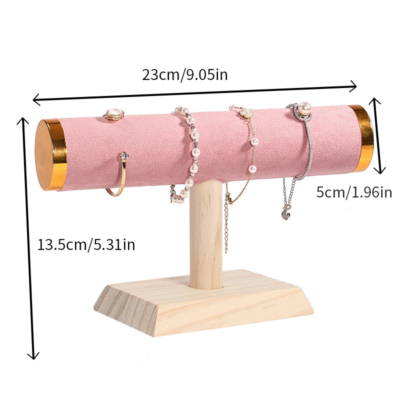 Jewelry T-Bar Display Stand Storage Rack
