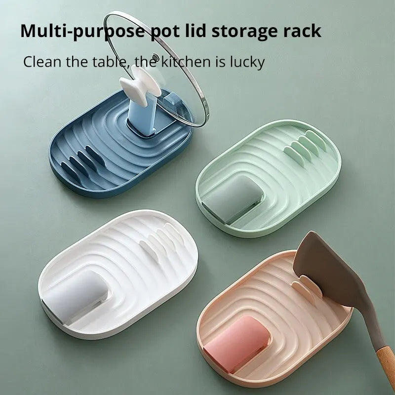 1 Piece Silicone Spoon and Lid Rest.