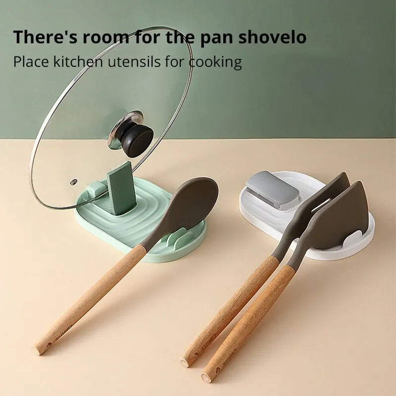 1 Piece Silicone Spoon and Lid Rest.