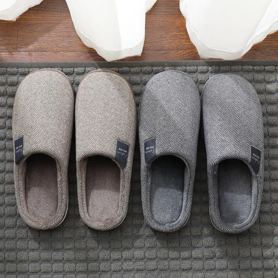 Men's Slip on House Shoes with Non-Slip Sole