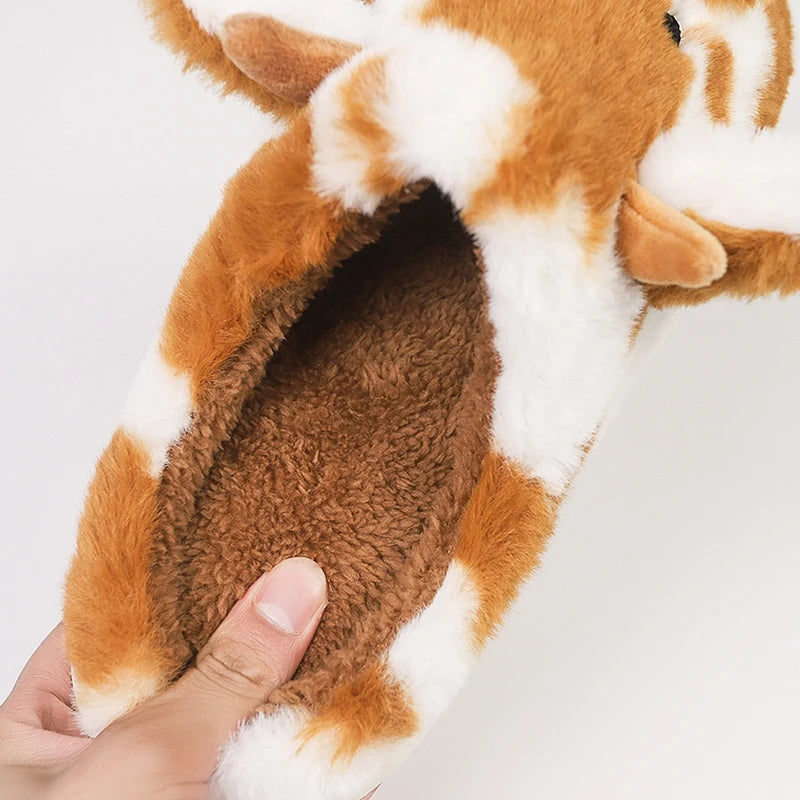 Women's Cartoon Cow Slippers