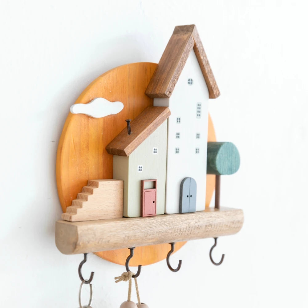 Wooden Decorative Key Hook