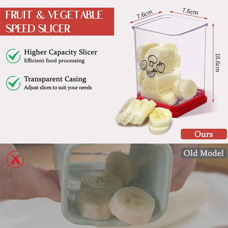 Fruit Cup Slicer with Brush
