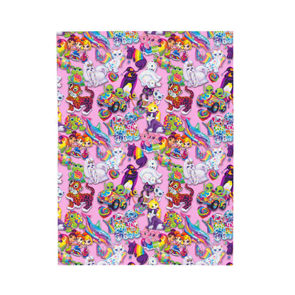 Retro Radiance, Pink- Velveteen Plush