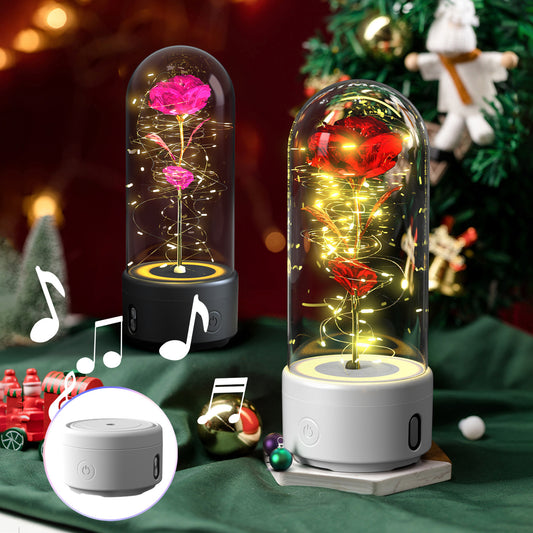 2 in 1 Rose LED Light and Speaker