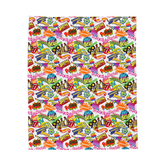 Nostalgic Naps - Velveteen Plush Blanket