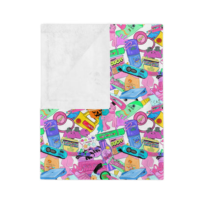 90s Baby-Velveteen Microfiber Blanket
