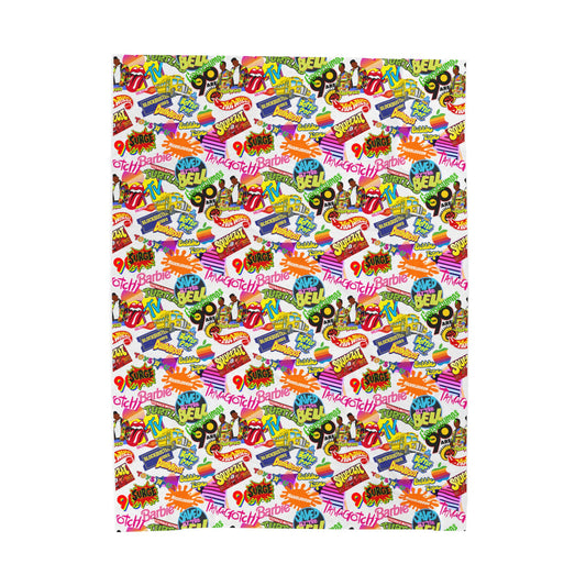 Nostalgic Naps - Velveteen Plush Blanket