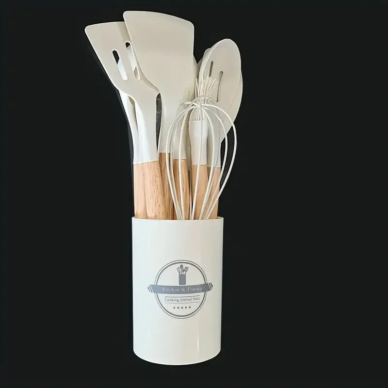 12 Piece Silicone Cooking Utensils Set