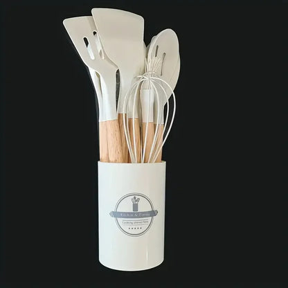 12 Piece Silicone Cooking Utensils Set