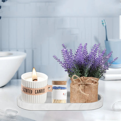 Silicone Vanity Tray for Bathroom, Bedroom, or Kitchen