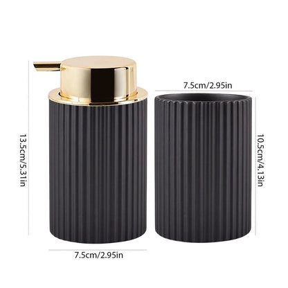 Soap Dispenser and Tooth Brush Holder