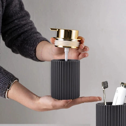 Soap Dispenser and Tooth Brush Holder