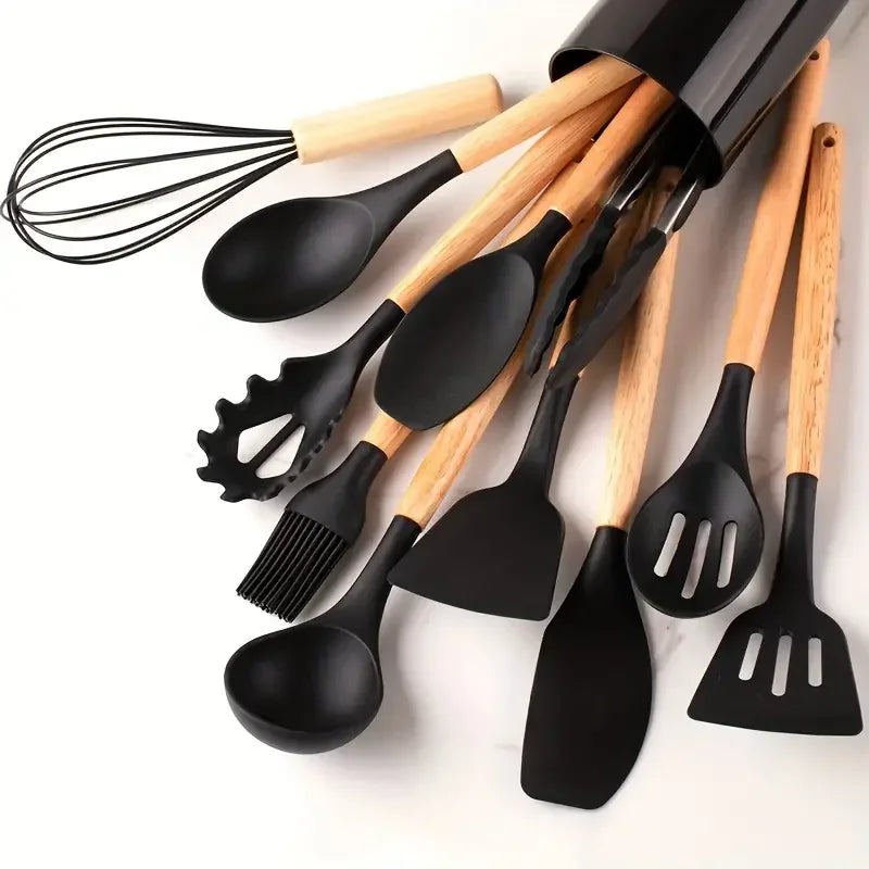 12 Piece Silicone Cooking Utensils Set