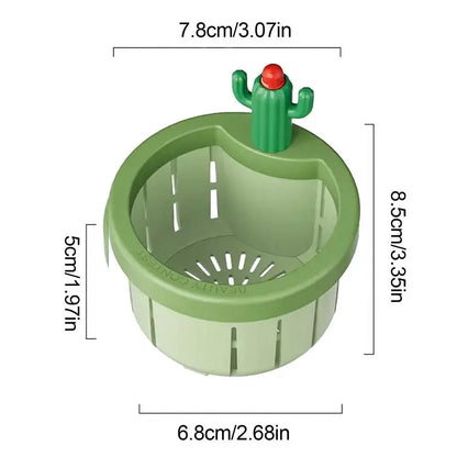Cactus Kitchen Sink Drain Strainer Easy Cleaning Sink Drain Basket Food Waste Catcher for Kitchen Tools
