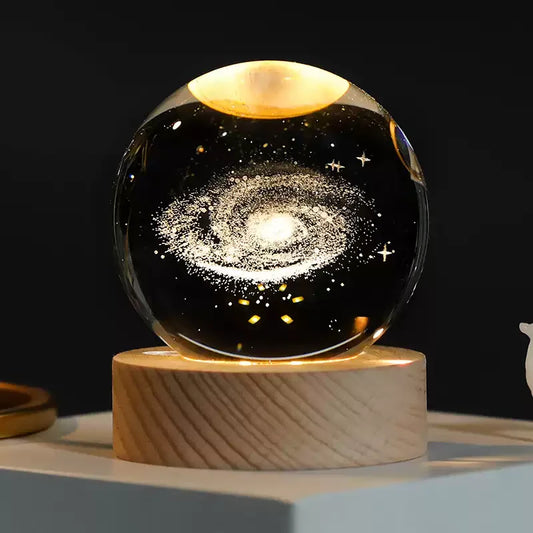 Galaxy, Outer Space, Themed Crystal Ball Night Light