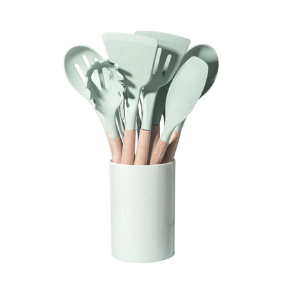 12 Piece Silicone Cooking Utensils Set