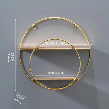 1 Piece Iron Decorative Wall Shelf