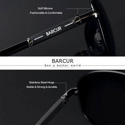 Men's Polarized Aviator Sunglasses
