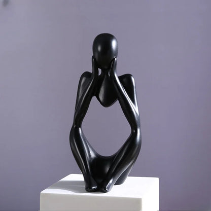 Abstract Thinker Statue