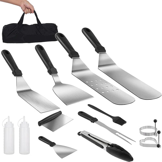 12 Piece Outdoor Griddle Accessory Set Kit