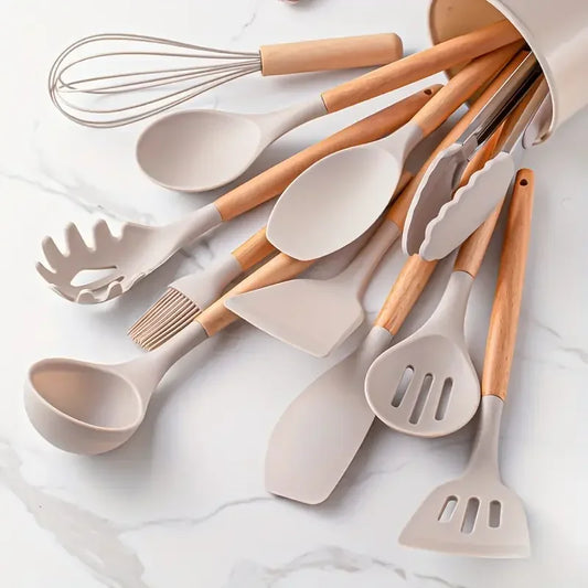 12 Piece Silicone Cooking Utensils Set