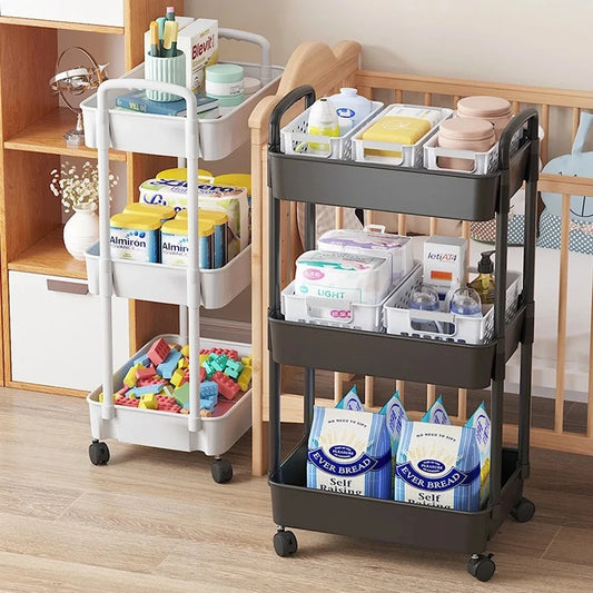 Rolling Multi-Tiered Storage Cart