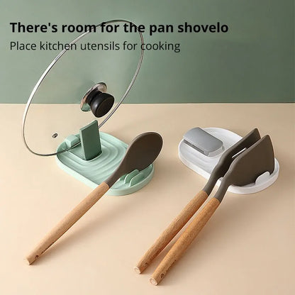 1 Piece Silicone Spoon and Lid Rest.