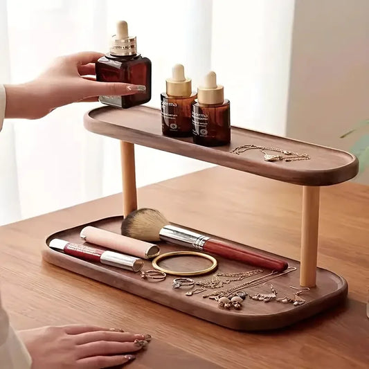 Wooden Cosmetic Shelf