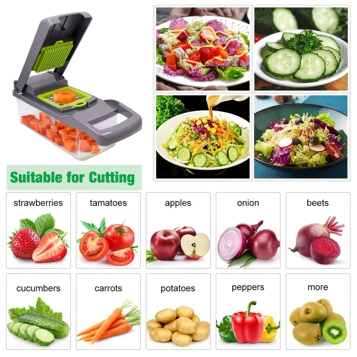 16 Piece Vegetable Chopper