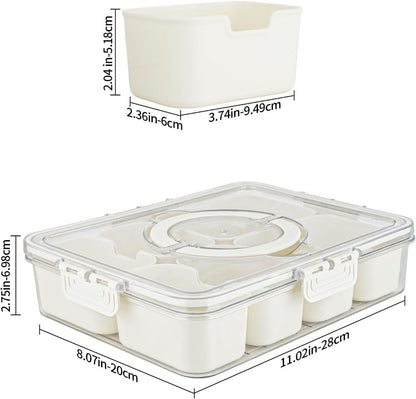 Divided Food Storage Container for Fridge